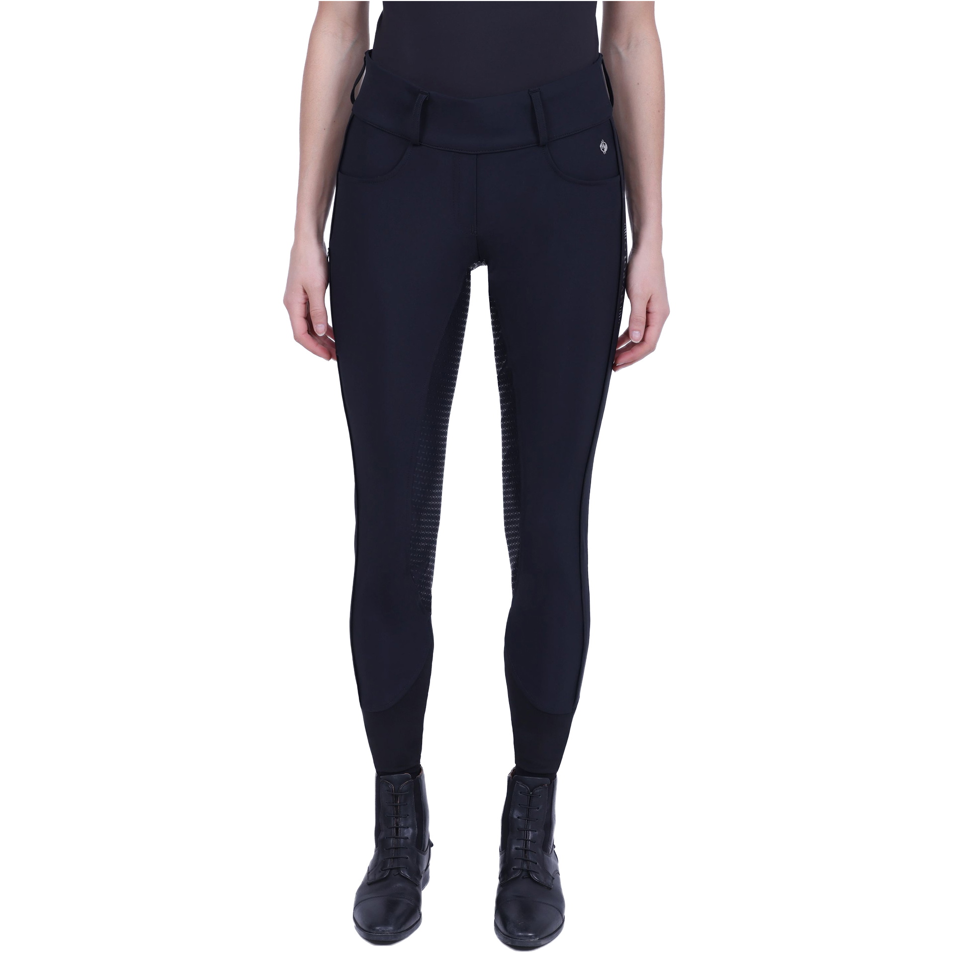HV Polo Dames Isabell Fullgrip Rijbroeken 201093455 - Black
